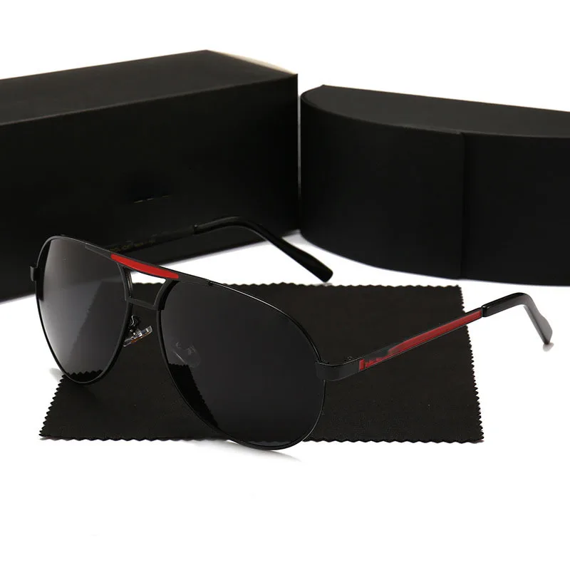 2019 Высокое качество солнцезащитные очки авиаторы мужские поляриодные бредовые