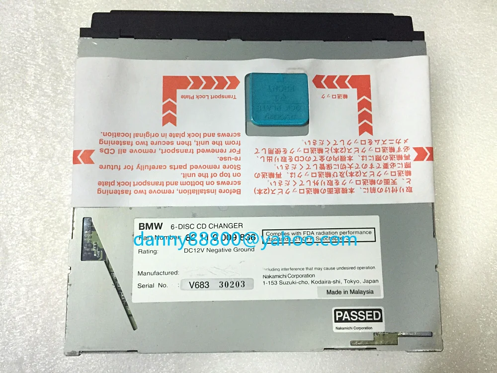 6 дисковый CD преобразователь nistone Chi 82110009836 для радиоприемника серии BWM 3 5 X Z|CD-плеер