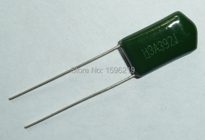500 шт. Лавсановая Пленка Конденсатор 1000 В 3A392J 3900pF 3.9nF 3A392 5% 1KV конденсаторной