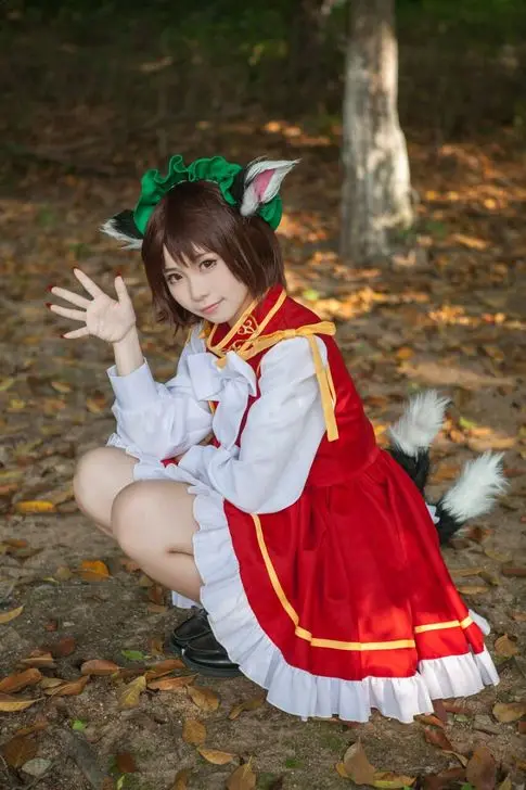 Костюм для косплея Touhou Project Chen |
