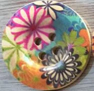 100pcs 3cm diameter 100 шт 3 см картина большое пальто деревянные пуговицы 10 стилей 4 отверстия пуговицы для одежды Ткань Искусство Скрапбукинг DIY ремесло поставки XP223 - Цвет: 100pcs 3cm diameter