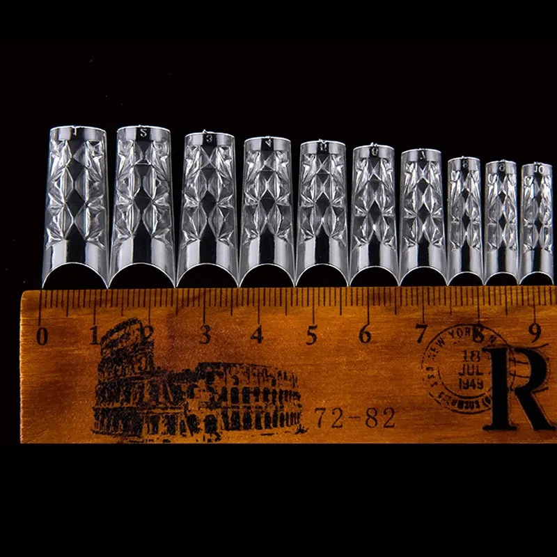 Профессиональная 500 шт новая Прозрачная глазурь подделка для ногтей модные