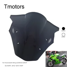 4For Kawasaki NINJA EX ER 650 ER6F EX650R 2012 2013 2014 2015 2016 Черный лобовое стекло