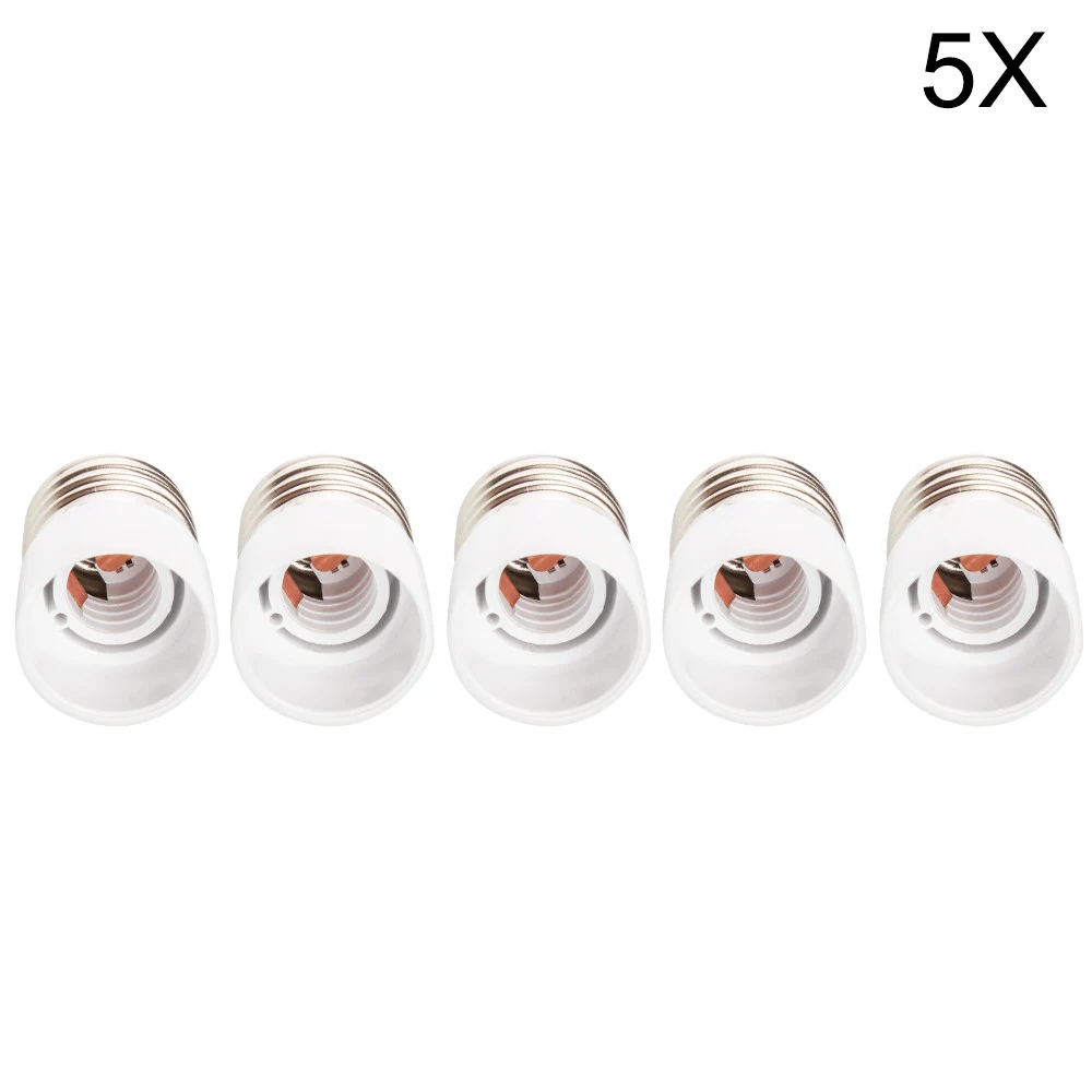 

5x Converter E27 TO E14 Adapter Conversion Socket High Quality Material Fireproof Socket Adapter Lamp Holder