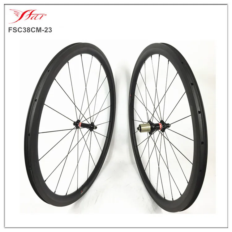 Дорожная колесная тележка 38 мм! Novatec hub + Sapim carbon wheelset из Farsports|carbon wheelset|clincher wheelset38mm