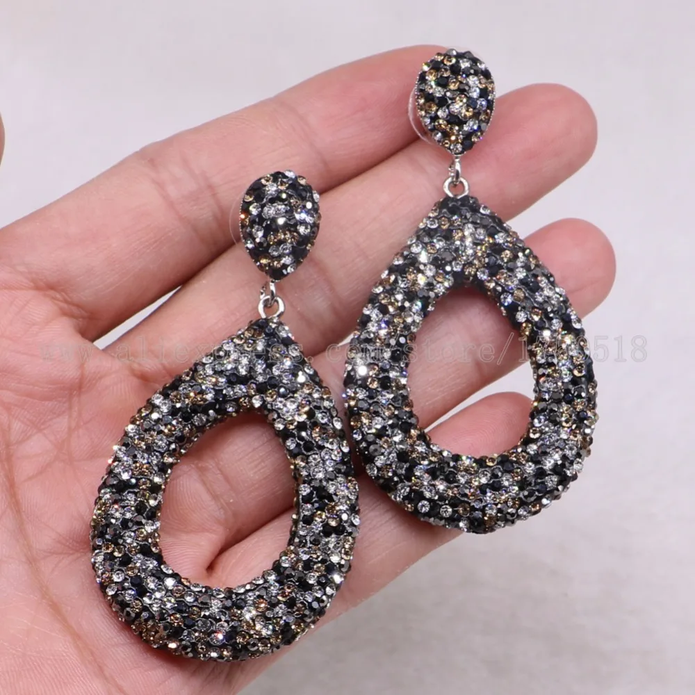 5 пар Разноцветные серьги в форме капли друзные висячие ювелирные изделия