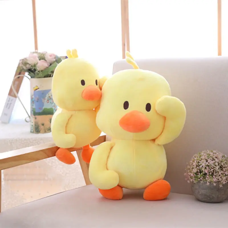 Kawaii плюшевая желтая утка плюшевые игрушки мягкие мягкая детские куклы подарки на
