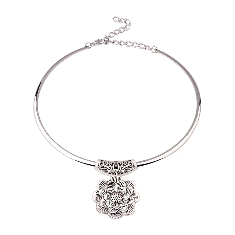 Креативное огромное ожерелье Hejinshan украшение для воротника в виде чайного цветка