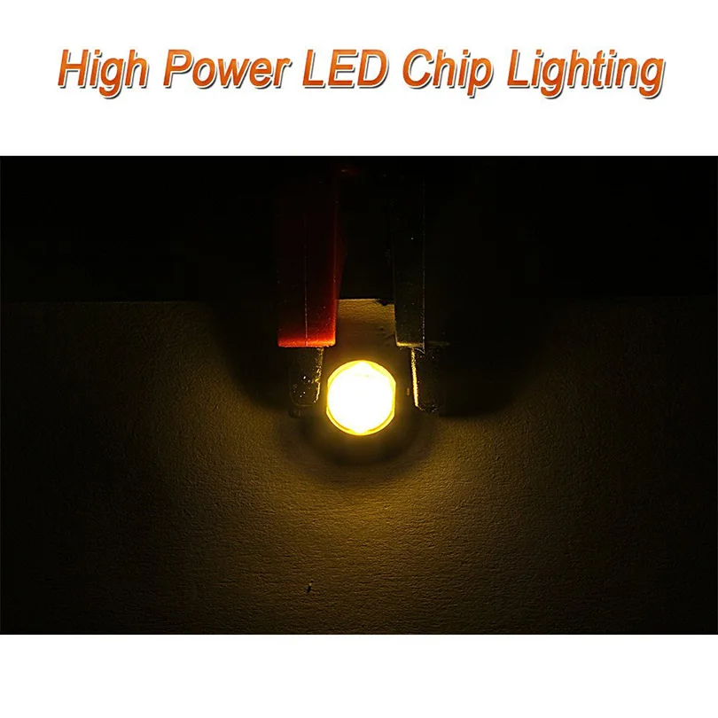 100 шт./лот полный ватт 1 Вт Светодиодная лампа высокой мощности 110 лм излучающие