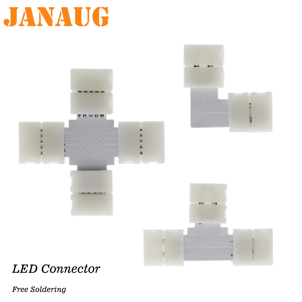 Бесплатный Сварочный соединитель разъем для светодиодной ленты ширина 10 мм L