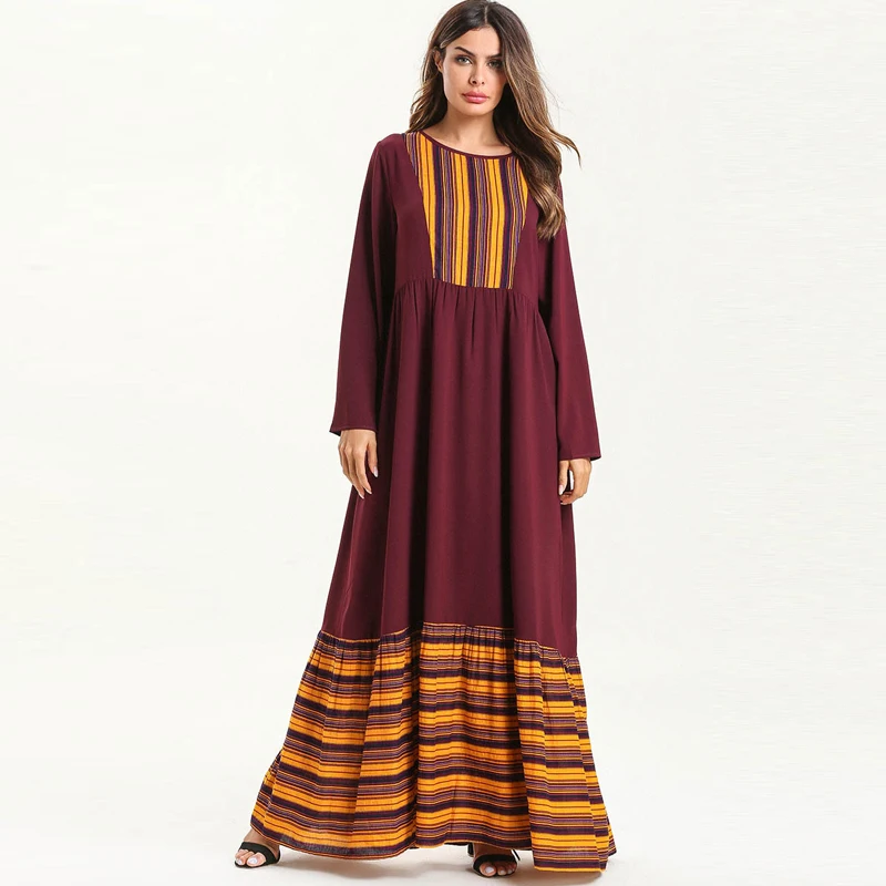 Vestidos Kaftan abaya Дубай, Турция исламский, Арабский мусульманский хиджаб платье abaya s женские Caftan Elbise Ramadan одеяние мусульмане Longue