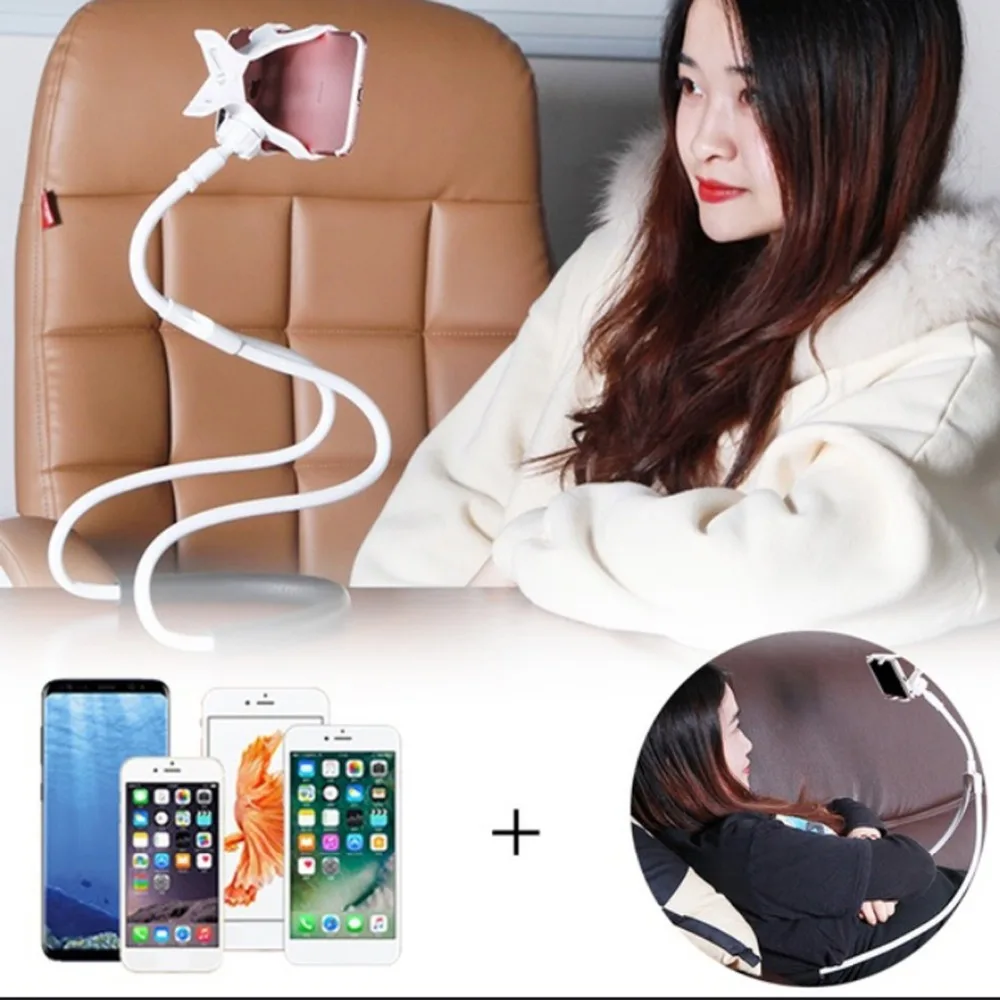 Multi function Smartphone Tablet Bracket Lazy Phone Holder 360 degree Rotation Free To Bend For iPhone Xiaomi Huawei samsung | Мобильные
