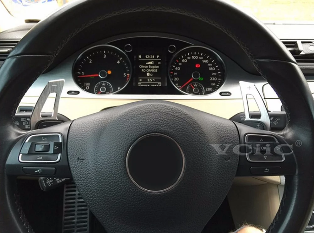 Рулевое колесо DSG Paddle удлинитель Shifters Shifter наклейка крышка для Volkswagen VW GOLF 7 * не Golf