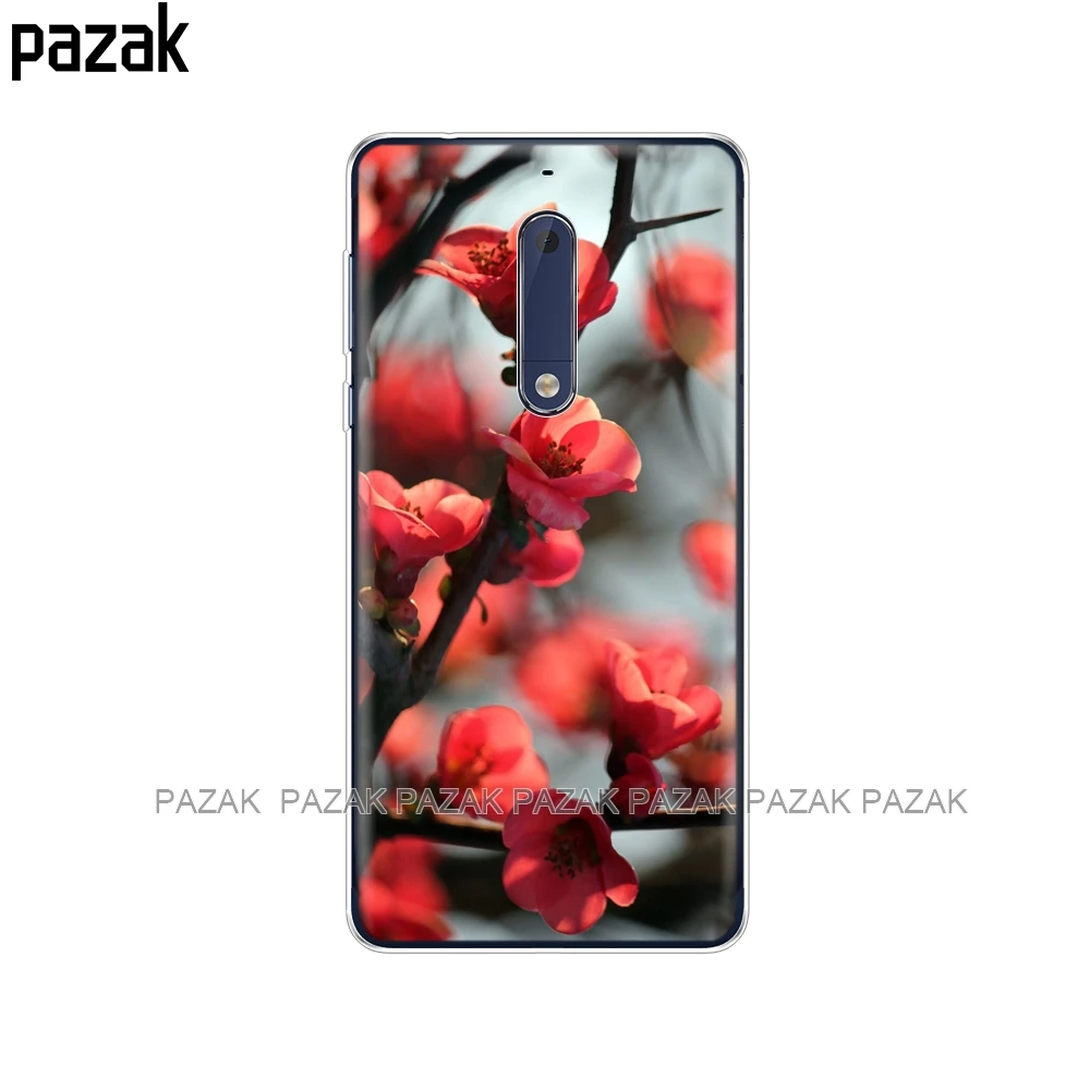 61350 Силиконовый чехол для Nokia 1, 2, 2,1, 3, 3,1, 5, 5,1 plus,, мягкий ТПУ чехол для задней панели телефона, противоударный чехол с принтом, бампер, корпус - Цвет: 61350