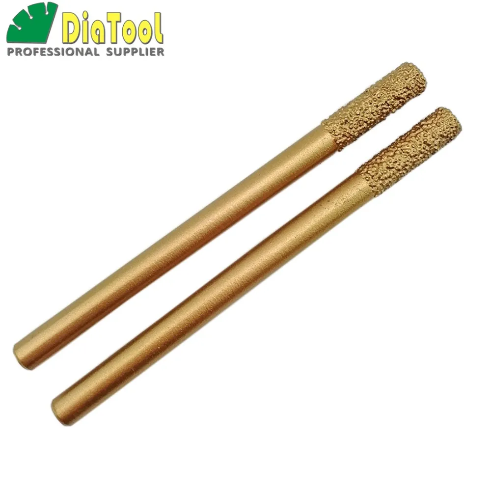 

SHDIATOOL 2pcs 6/20mmX90mm Cylinder Flat-end, CNC STONE Engraving Bits /CNC Tool, Stone Carving Tools, Diamond Burrs, End Mill