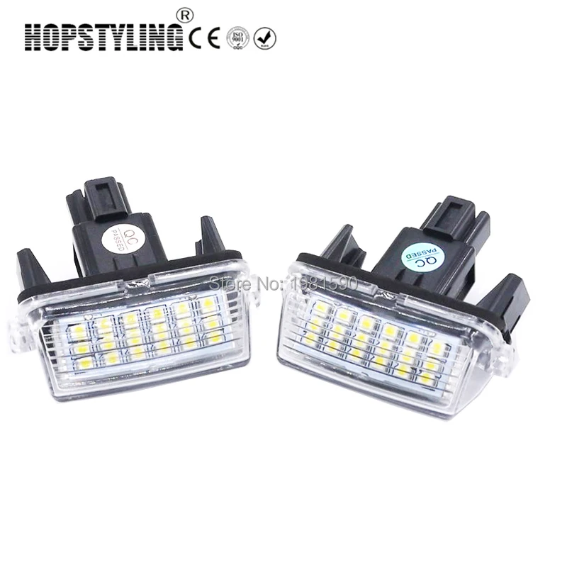 Hopstyling 2 шт. 18SMD Белый светодиодный задний фонарь номерной знак светильник для Toyota Yaris Camry Corolla Prius Verso Aur2 автомобильный аксессуар лампы