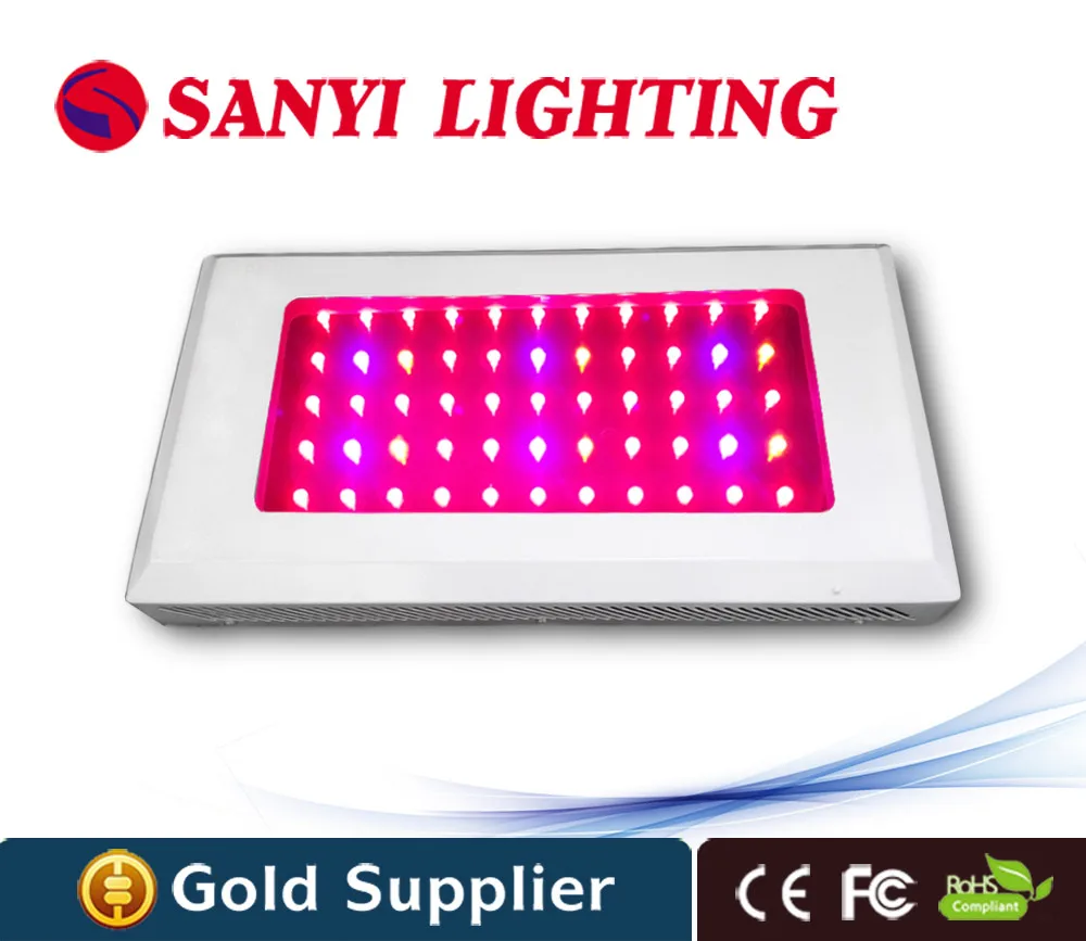 

120w Led Plant Grow Lighting 120w square plant grow light (55* 3W) high quality for Tomato,Lettuce,Vegetables flower