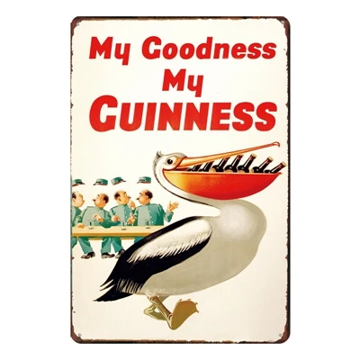 SA2013 Guinness Vintage Metal Plaques Wall Art Kitchen Party Home Retro Craft Bar Decoration 30X20CM SA-2013 - Цвет: SA2013