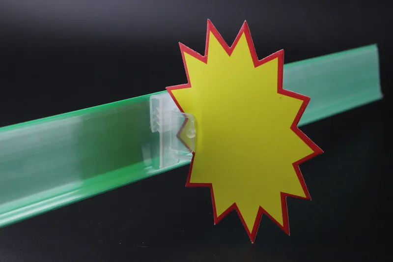 Рекламная бирка для поп этикетки держатель этикеток цена на полку талкер зажимы