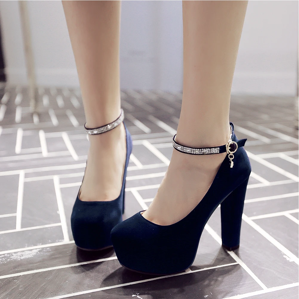 Lapolaka New Arrivals Hot Sale Chunky High Heels Buckle Strap Mary Janes Pumps Woman Shoes Platform Shoes Woman Pumps