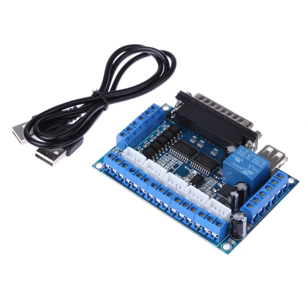 Плата расширения PCI USB адаптер LPT CNC интерфейс драйвера шагового двигателя DC 12 24 В с