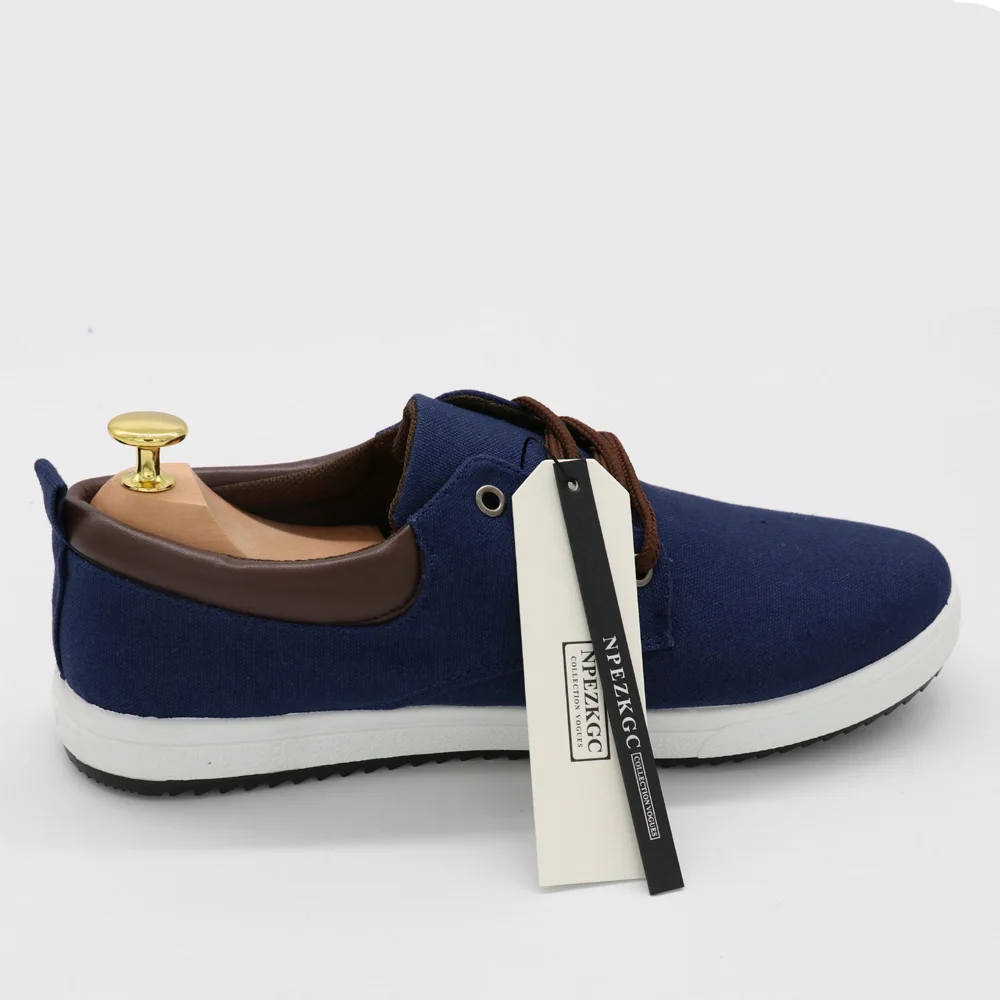 

NPEZKGC Breathable Comfortable Men Shoes Canvas Men Walking Casual Fashion Lace Up Male shoes Flat Zapatillas Hombre Soft Shoes