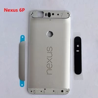 for huawei google nexus 6p metal rear housing battery cover case back with side keys camera lens