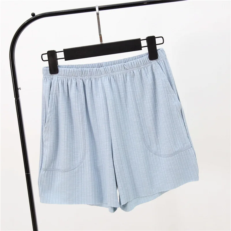 100% хлопок летние хлопковые Пижамные шорты для сна женские свободные пижамные