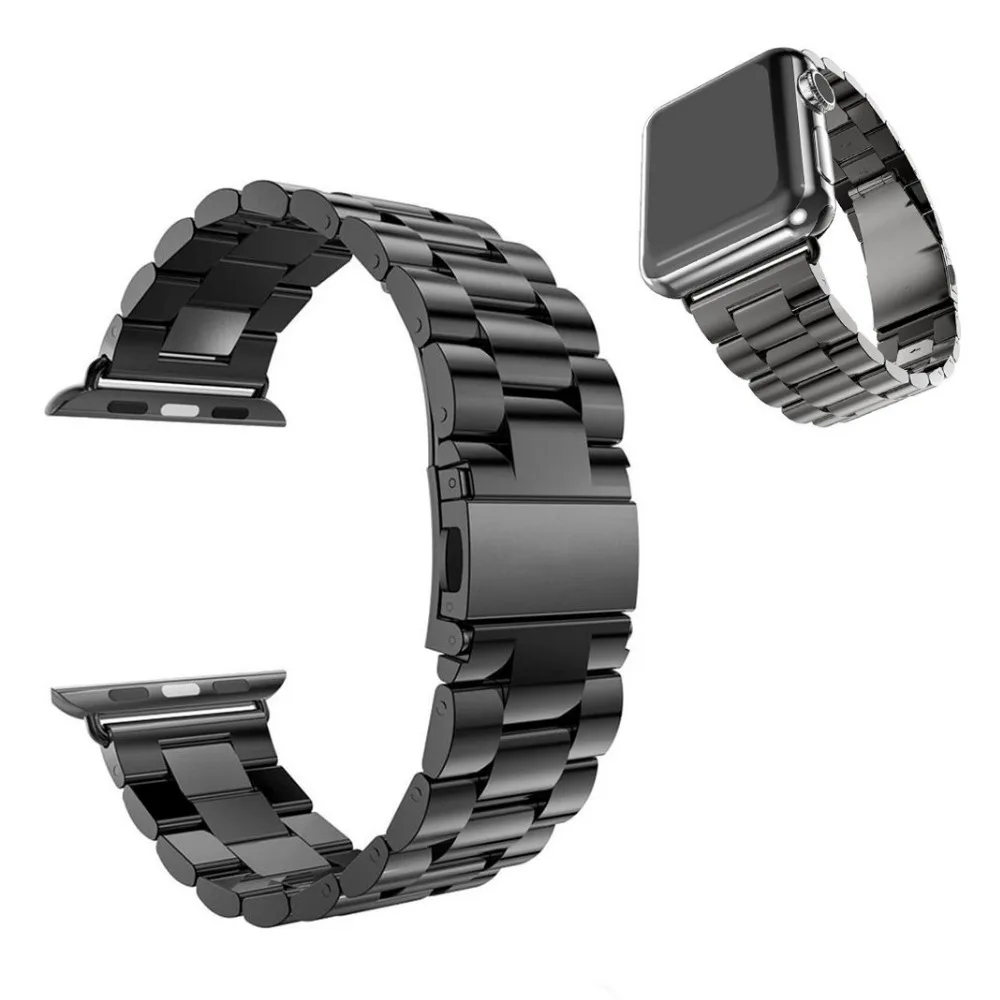 Браслет Joyozy из нержавеющей стали ремешок для iwatch серии 4 5 3 2 1 сменный ремешок для Apple Watch 38 мм 42 мм 40 мм 44 мм