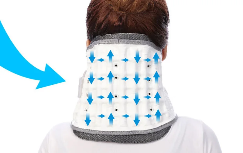 2017 аппарат для вытягивания шеи новейшая надувная поддержка фиксированная Шея TuoHu