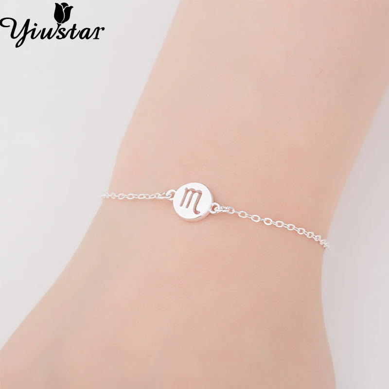 Yiustar New Fashion Bracelet Trendy Scorpio Link Women Girls Bracelets Gift Charming Fancy Jewelry Pulseira Feminina | Украшения и