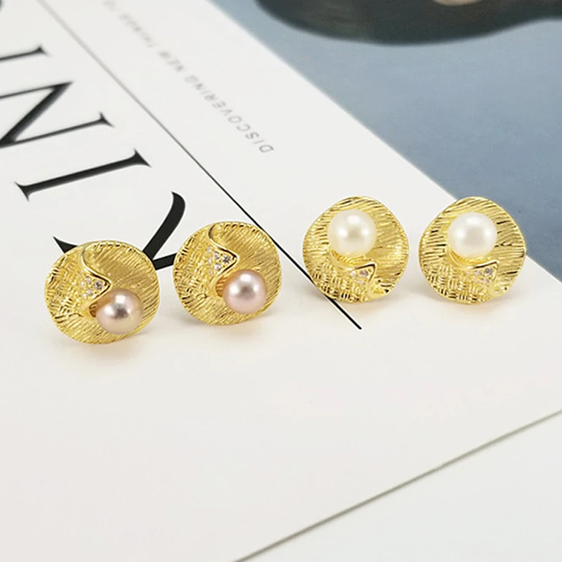 Набор ювелирных изделий [MeiBaPJ] "Персональная мода" с AAA цирконом из серебра S925: золотые серьги и колье с кольцом для женщин.