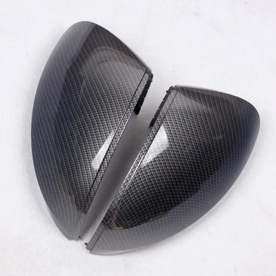 Углеродное волокно цвет для VW Golf 6 Golf 7 MK7 Jeta MK6 Scirocco Tiguan боковое зеркало крышка Passat B7 CC R20 RLINE Polo 6R 6C