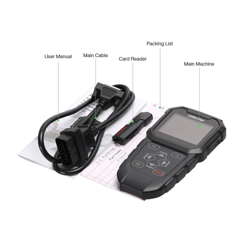 OBDSTAR J-I инструмент для программирования ключей и регулировки пробега Специальный