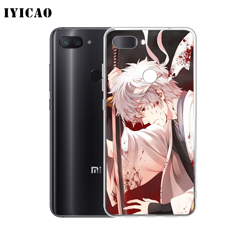 IYICAO Gintama Sakata Gintoki Soft Silicone Phone Case for Xiaomi Redmi 4A 5A 6A Note 7 6 5 Pro Plus 4X Prime Cover | Мобильные