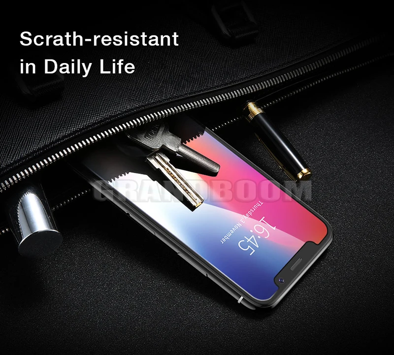 100 шт закаленное стекло 9H Защитная пленка для экрана для iPhone 11 Pro Max XS XR X 8 7 6 6S Plus 5 5S SE 2.5D Arc Edge High Clear