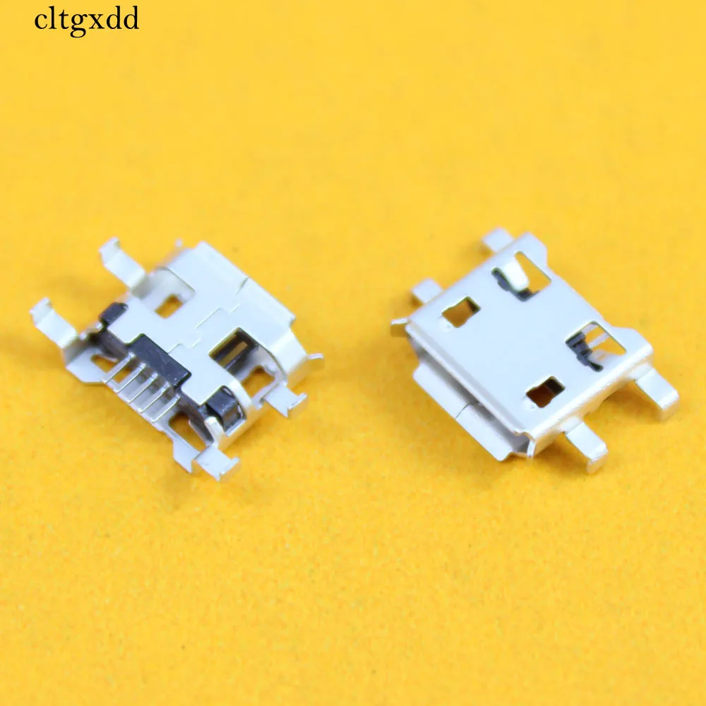 cltgxdd Micro USB jack 5P,5pin Micro USB Jack,5Pins Micro USB Connector Tail Charging port socket