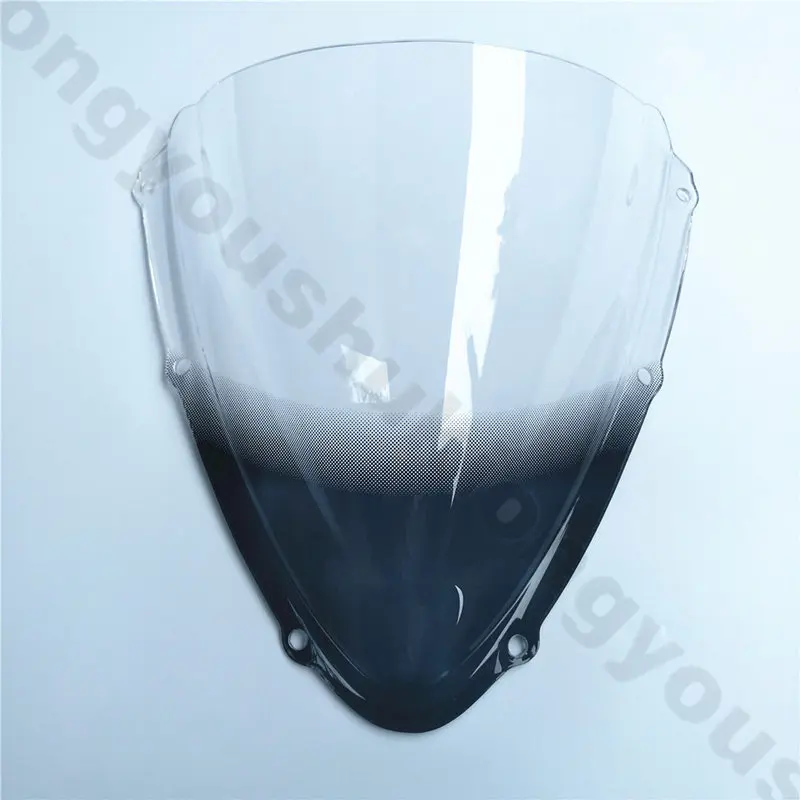 Прозрачный Горячая Распродажа для SUZUKI GSXR 600 GSX R 750 RR GSXR600 K6 2006 2007 мотоциклетные пузырьки двойной ветер экран лобовое стекло экран щит - Цвет: Прозрачный