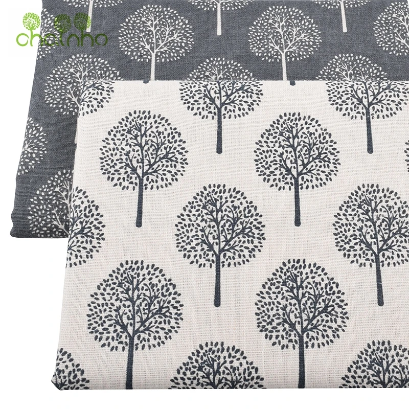 Хлопчатобумажная льняная ткань Chainho с принтом для лоскутного шитья/шитья своими