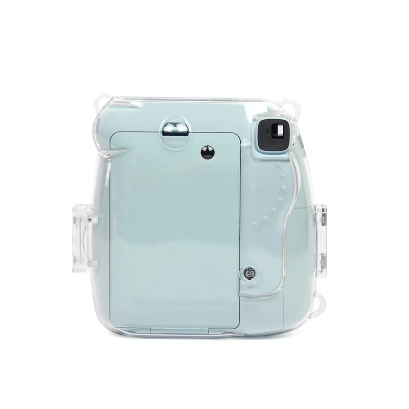 Прозрачный защитный чехол Mini Powstro с плечевым ремнем для камеры Fuji Fujifilm Instax 9 8 +