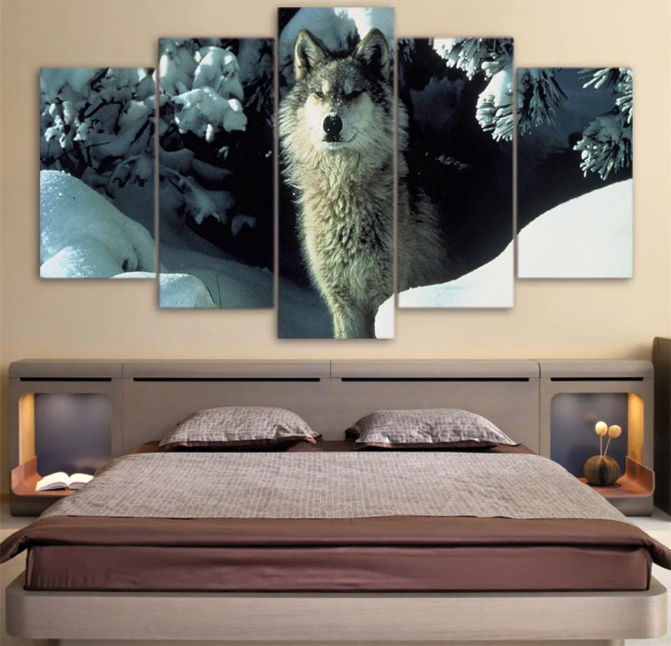 5 шт холст гитарист человек огня картина плакат настенные панно для Декор в