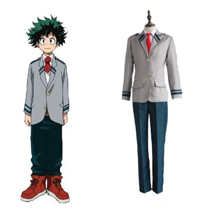 JP Аниме Boku no Hero academic AsuiTsuyu Yaoyorozu Momo школьная форма My Midoriya Izuku карнавальный костюм |