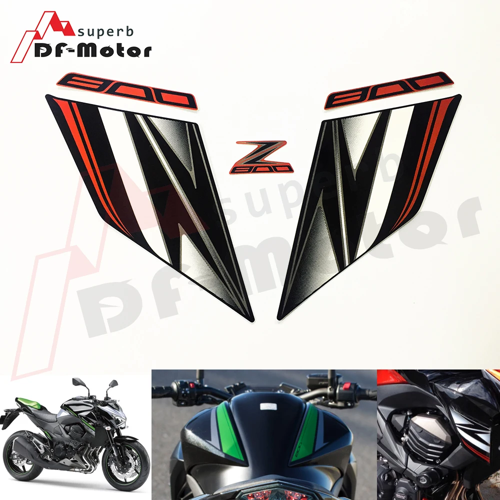 Полный наклейки для Kawasaki Z800 2013 Графика комплект мотоцикла весь автомобиль 3 м Dec наклейки обтекатель - Цвет: KPX0813B