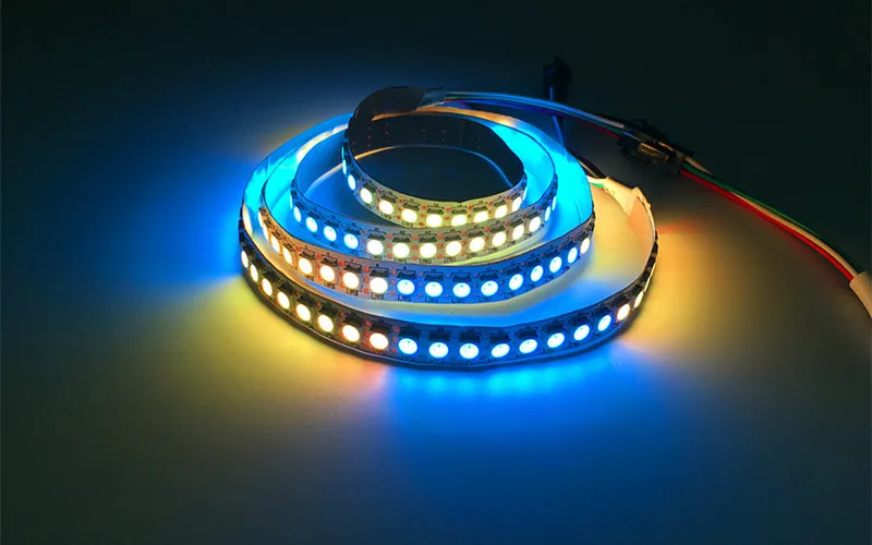 1m/2m/3m/4m/5m WS2812B Led Strip 30/60/144 Pixels/Leds/mPixel Individually Addressable Smart ws2812 IC 5050 RGB DC 5V | Освещение