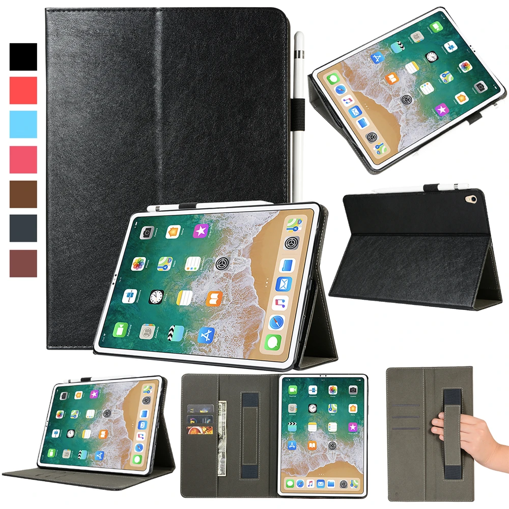 Чехол для iPad Pro 12 9 дюйма Роскошный деловой книжка Kemile с карманом и функцией