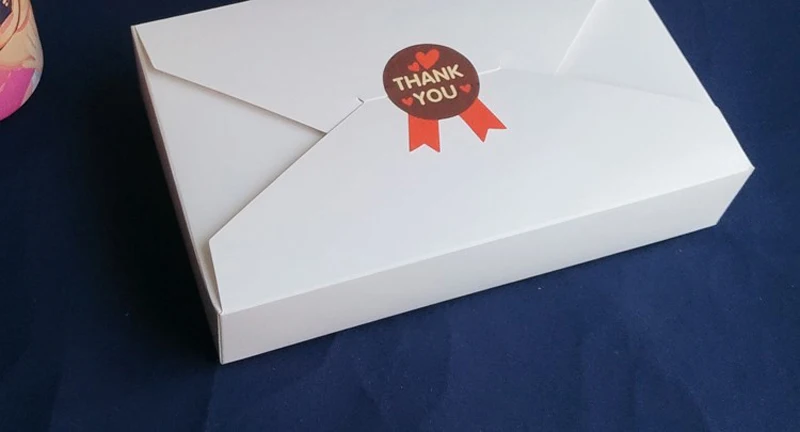 300pcs 19.5x12.5x4cm Envelope White Paper Gift Box Packaging Display Box Gift Boxes For Wedding/jewellery/candy/food Storage Box
