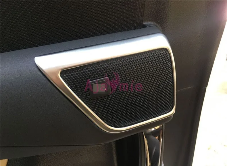 

For Toyota Alphard VELLFIRE 30 2016 2017 2018 Interior Door Speaker Audio Loudspeaker Protector Panel Car Styling CAccessories