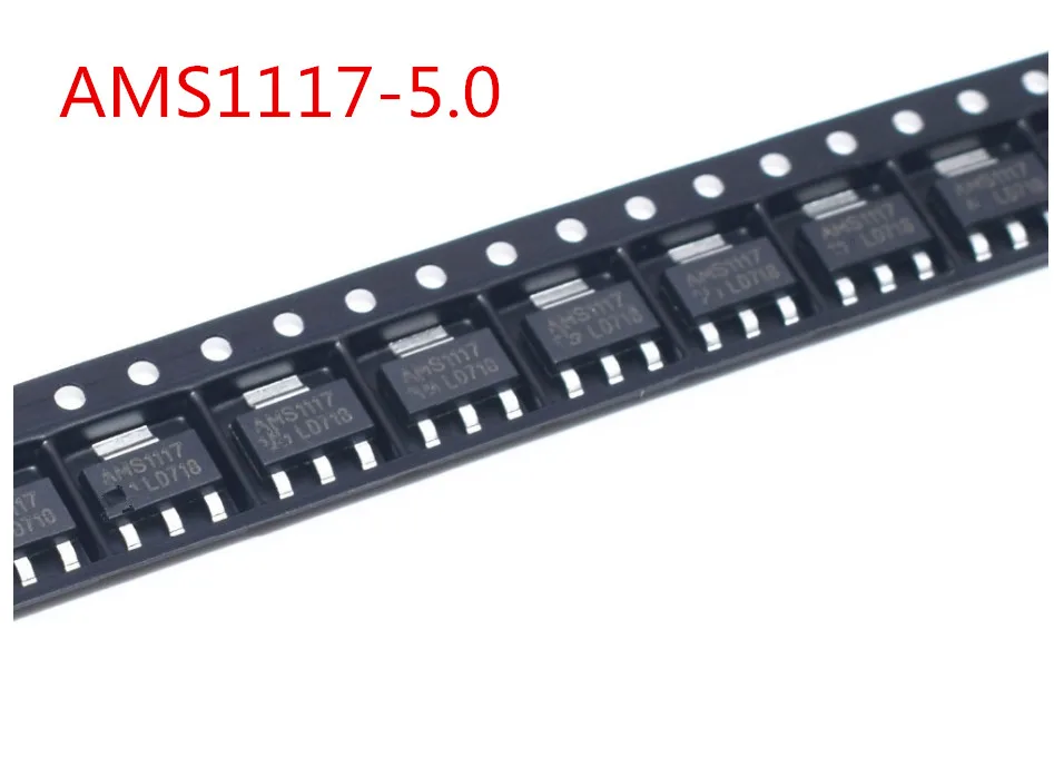 10 шт. AMS1117-5.0 AMS1117-5 AMS1117 1117-5 0 SOT223 800mA низкий выпадающий регулятор напряжения AMS |