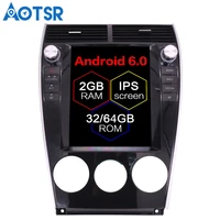 aotsr 10 4 android 6 0 tesla style car dvd player gps navigation for mazda 6 2002 2015 1 din multimedia car radio stereo wifi