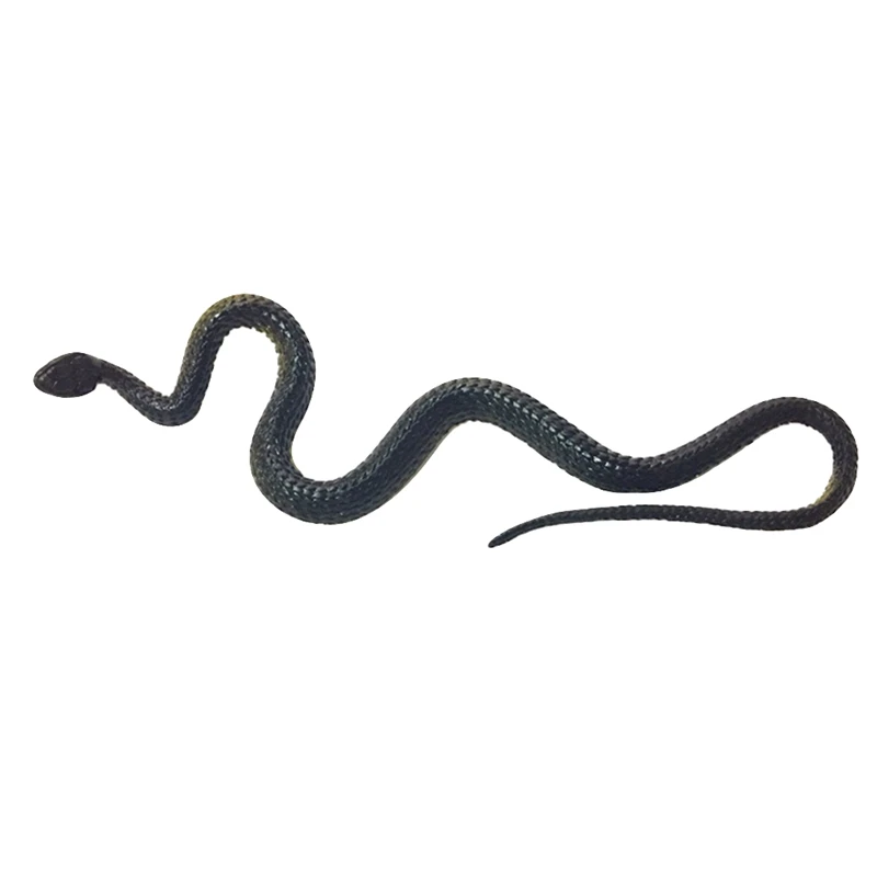 Novelty Halloween Gift Tricky Funny Spoof Toys Simulation Soft Scary Fake Snake Horror Toy For Party Event